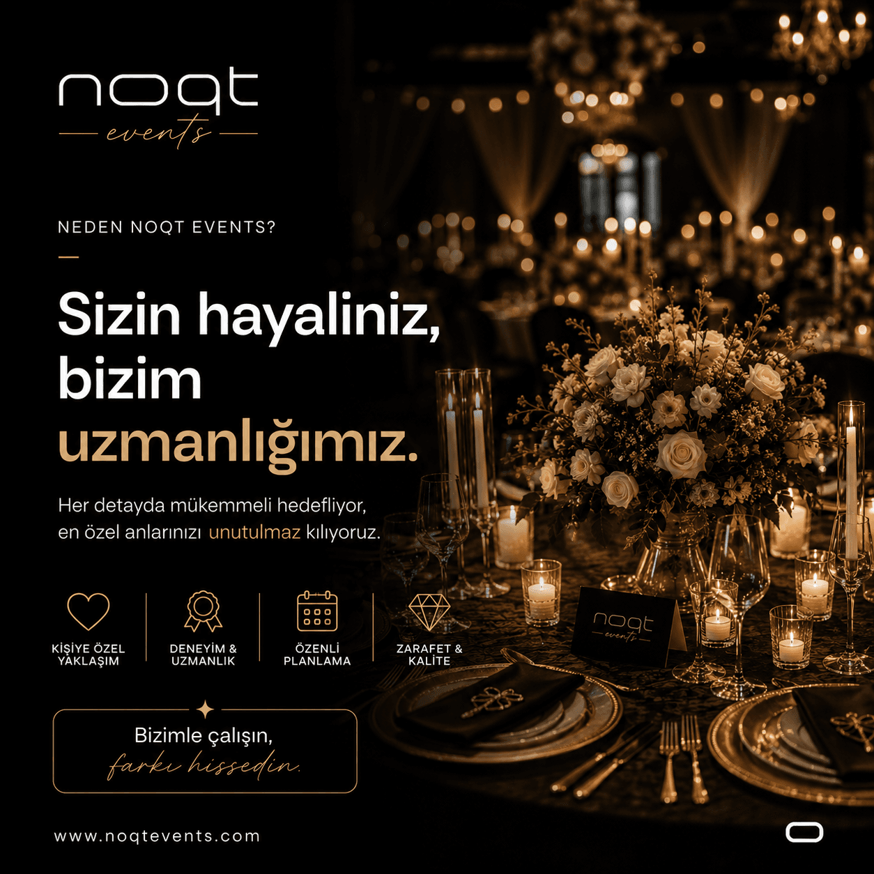 Sizin hayaliniz, bizim uzmanlığımız.